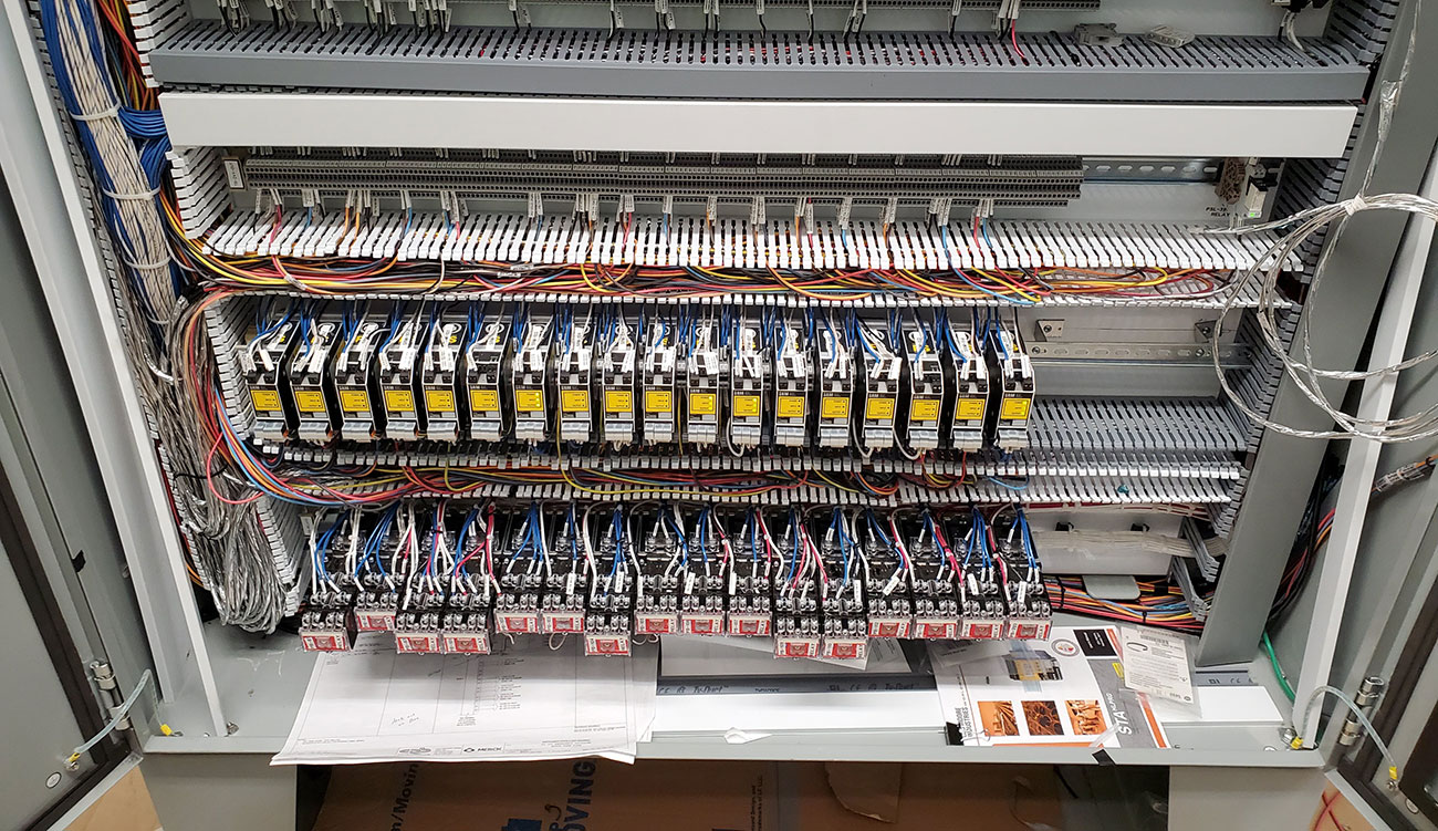 Industrial control cabinet and automation hardware